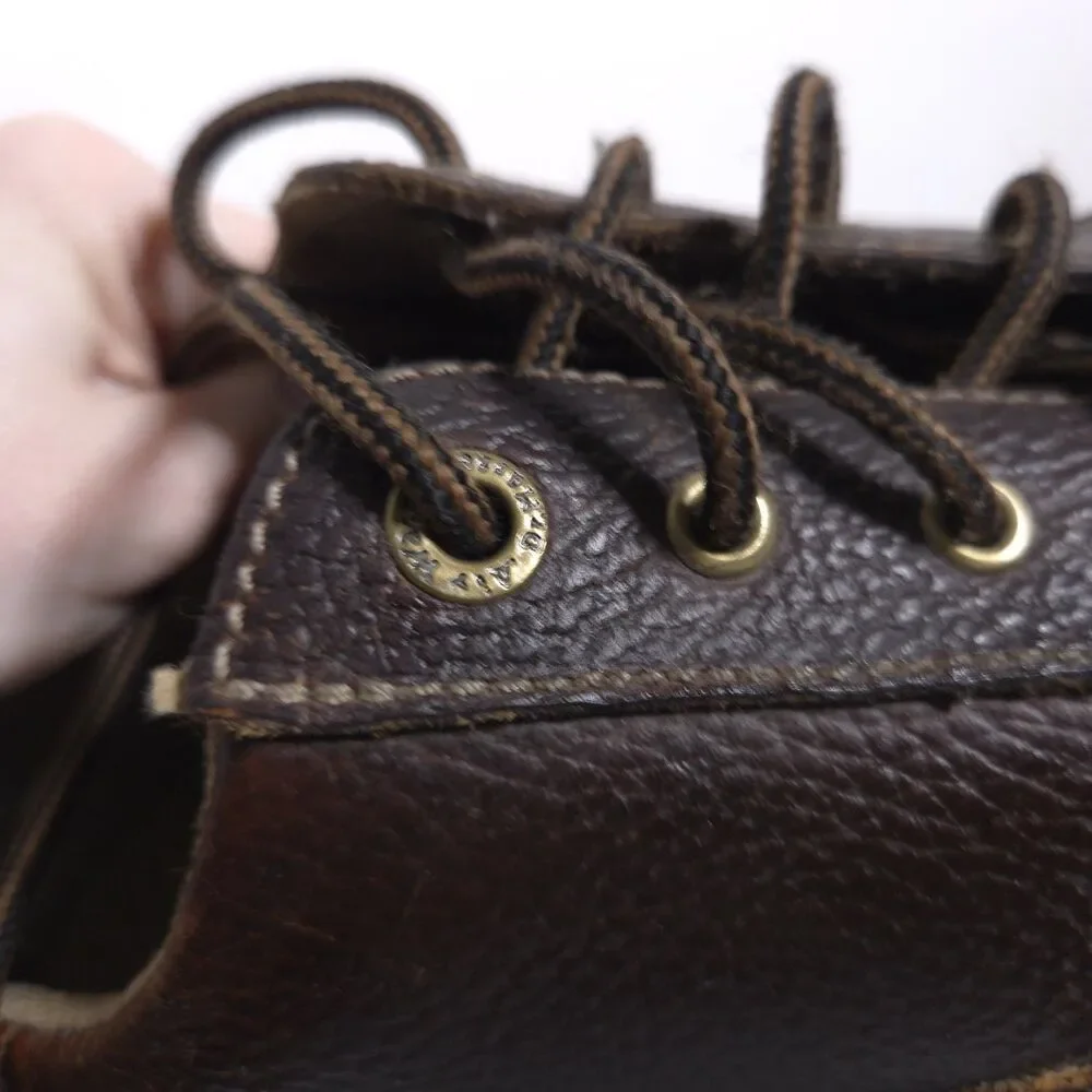 Dr Martens Brown Oxford Mens US 13 Casual Leather Lace Up Shoe 11200 Air Cushion